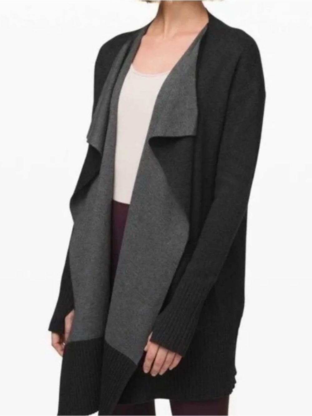 Lululemon still lotus wrap cardigan
